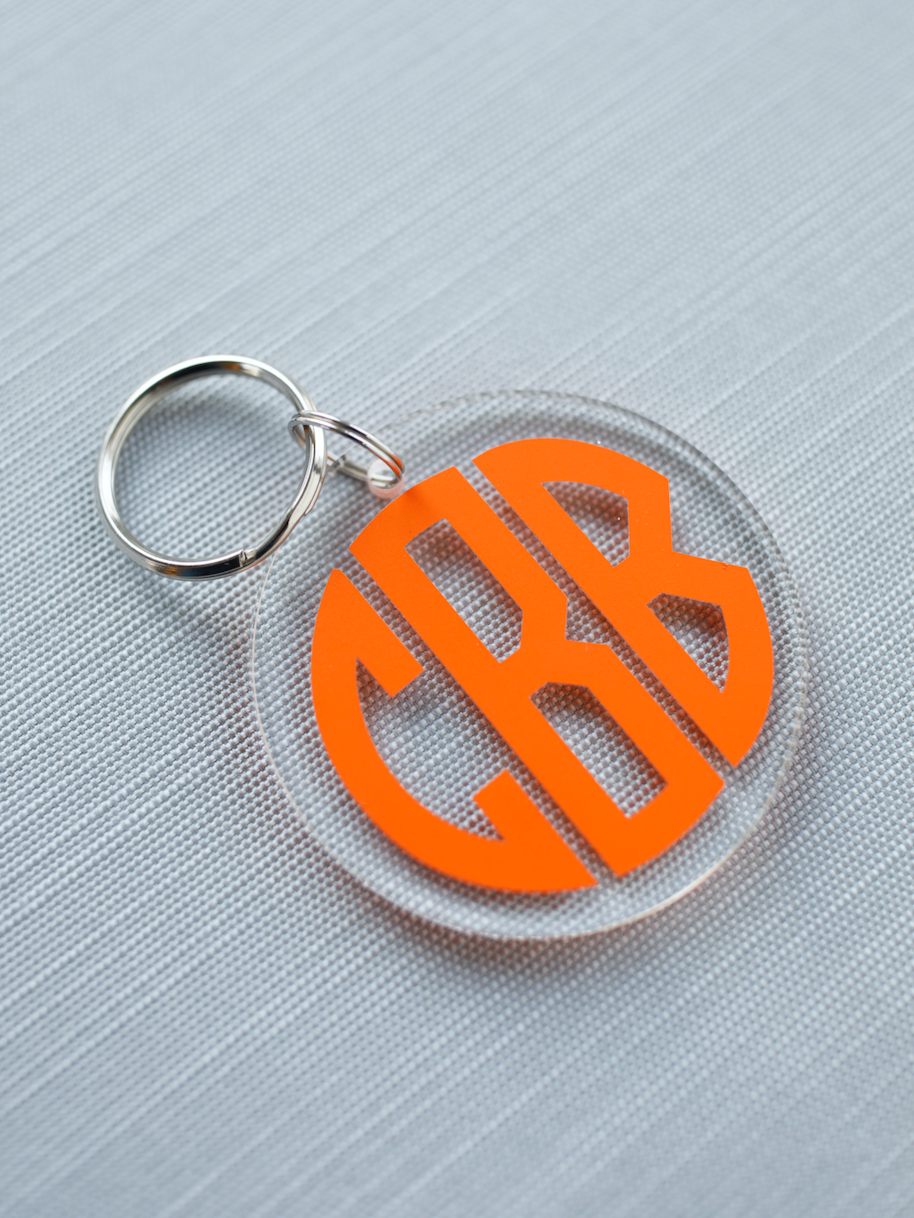Round Acrylic Keychain – PAPER AFFAIR DALLAS