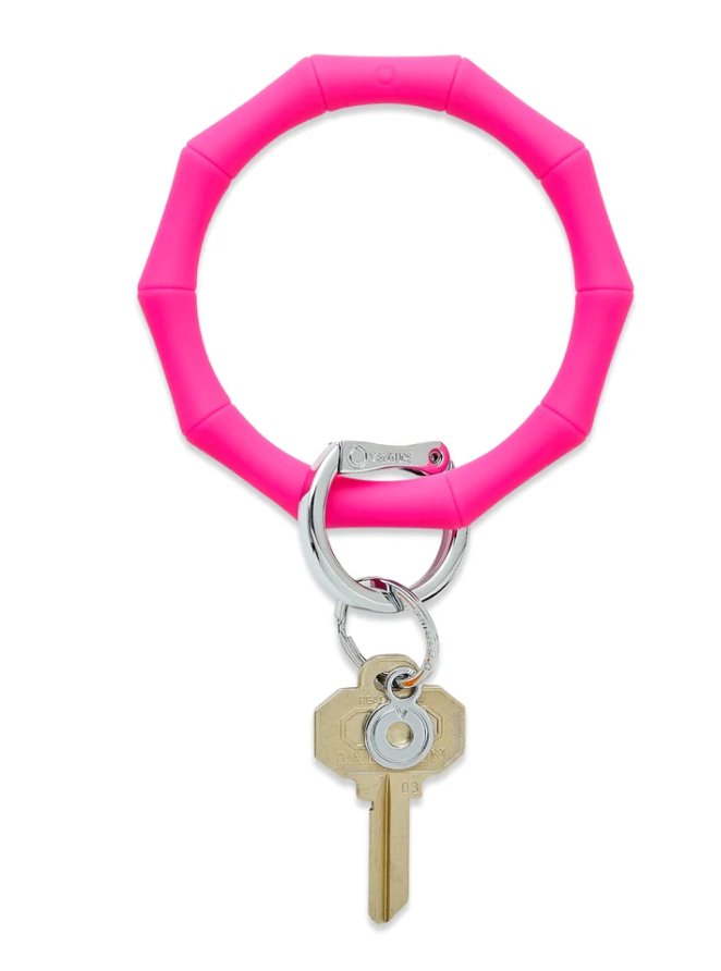 Silicone Big O Key Rings