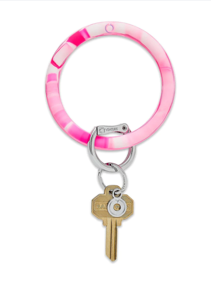 Silicone Big O Key Rings